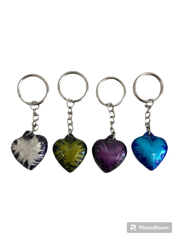 small heart keyring