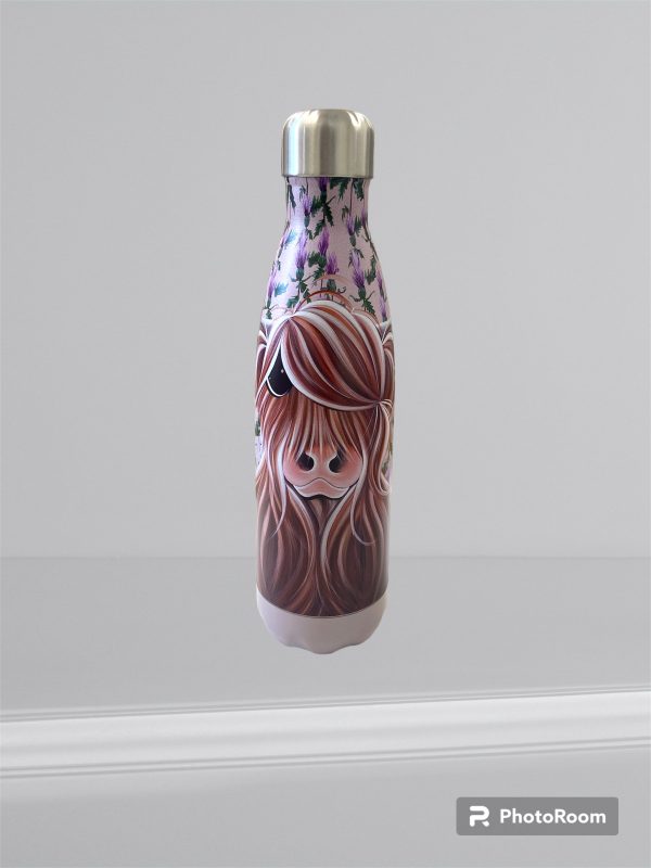mcmoo thistle water bottle