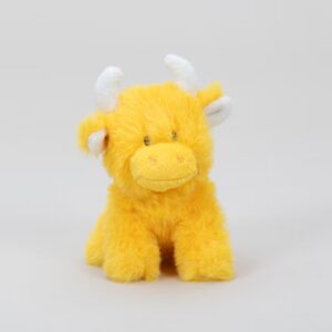 Mini Highland Cow - Soft Plush Toy - Orange