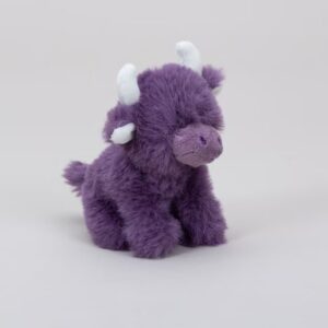 Mini Highland Cow - Soft Plush Toy - Purple