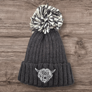Highland Cow Bobble Hat